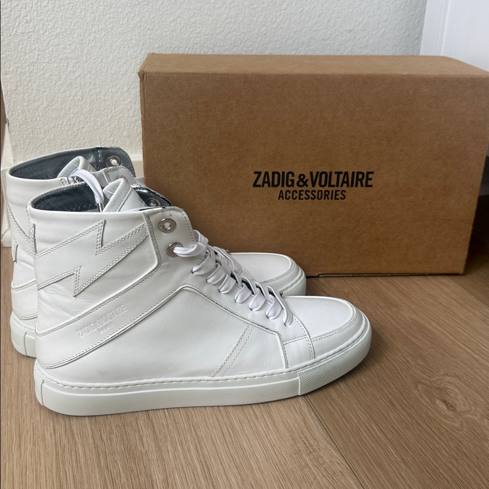 Zadig & Voltaire Women's ZV1747 Flash High-Top Sneakers